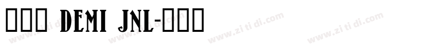 触控笔 Demi JNL字体转换